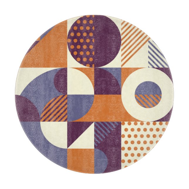 Retro Stil Geometric Mönster Design (Framsidan)