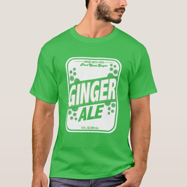 Retro Stil GINGER ALE Costume T T Shirt (Framsida)