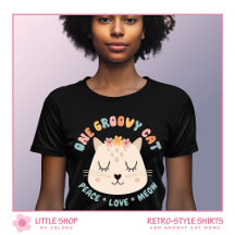 Retro Stil Groovy Cat Personlig