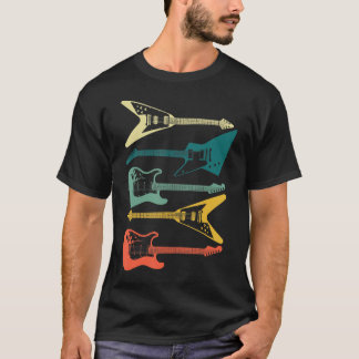 Retro Stil, Guitar För manar Women Guitarist Guita T Shirt