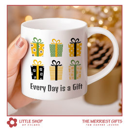 Retro Stil Helgdag Gifts Anpassade jul Kaffemugg