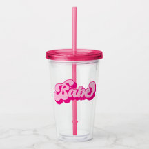 Retro Stil Hot Pink Tjej Senterfest