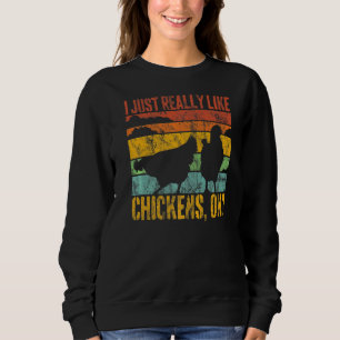 Retro Stil I precis Verkligen som Chickens okej Vi T Shirt