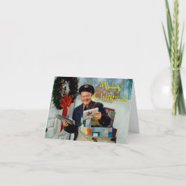 Retro-stil "julpost" julkort helgkort