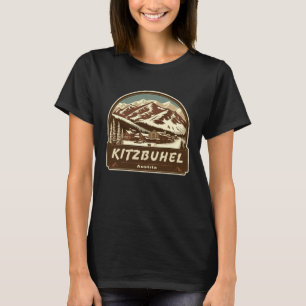 Retro stil Kitzbühel Österrike utomhus T Shirt