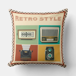 retro stil kudde