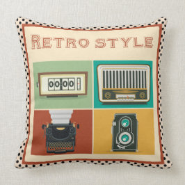 retro stil kudde