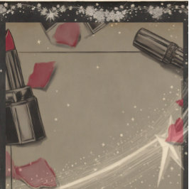Retro Stil Lipstick Post-it Block