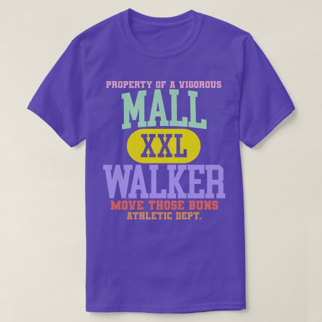Retro Stil Mall Walker XXL Athletic Dept T Shirt (Design framsida)