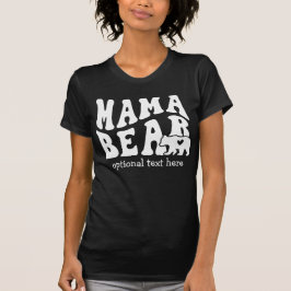 Retro Stil Mamma Bear, Mamma och Unge T-shirt