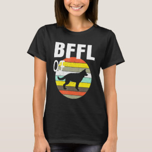Retro Stil Manar Women and Kids German Shepherd BF T Shirt