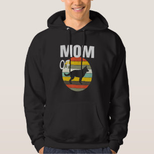 Retro Stil Manar Women and Kids German Shepherd Ma Hoodie