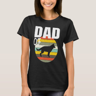 Retro Stil Manar Women and Kids German Shepherd Pa T Shirt