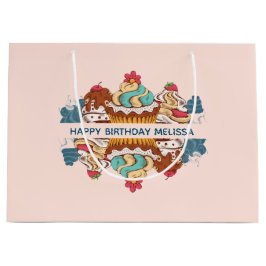 Retro Stil Muffinss Sweet Dessert Birthday