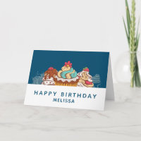 Retro Stil Muffinss Sweet Dessert Birthday