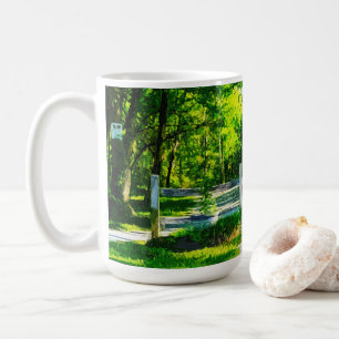 Retro Stil Nature Bild Mugg