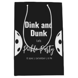 Retro Stil Neon Black Thmet Pickleball Birthday