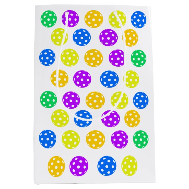 Retro Stil Neon Blue Thmet Pickleball Birthday (Framsidan)