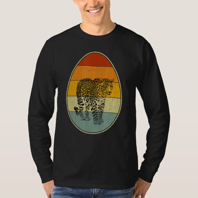 Retro Stil Påskägg Graphic Funny Påsk Day Ja T Shirt (Framsida)
