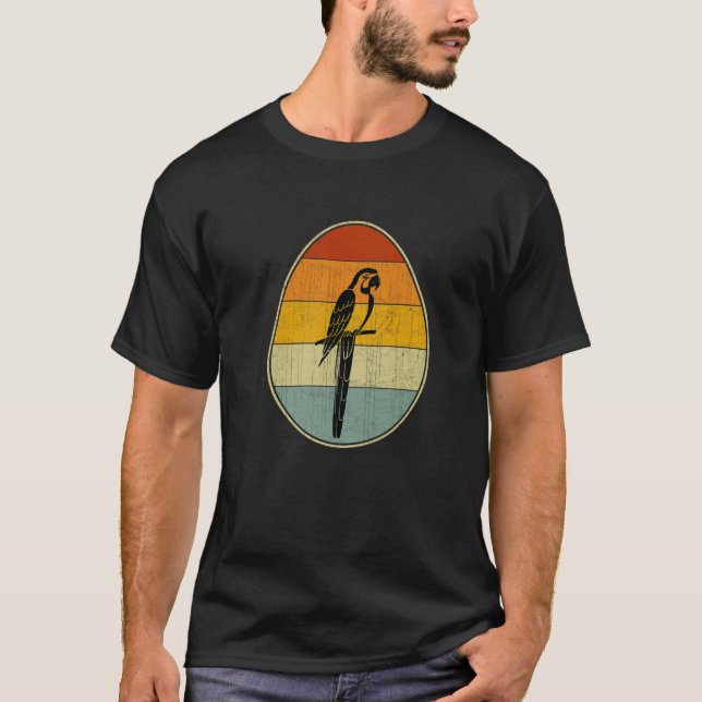 Retro Stil Påskägg Graphic Funny Påsk Day Pa T Shirt (Framsida)