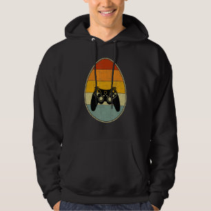 Retro Stil Påskägg Graphic Funny Påsk Day VI Hoodie
