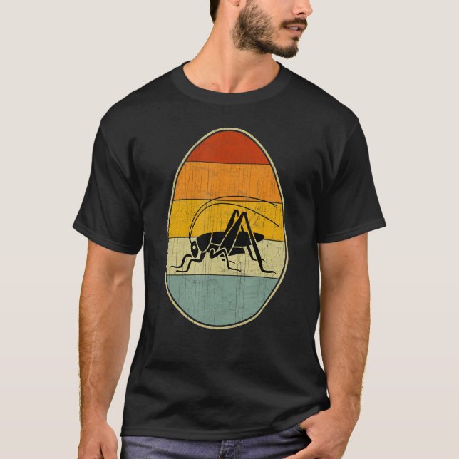 Retro Stil Påskägg Graphic Påsk Day Grassh T Shirt (Framsida)