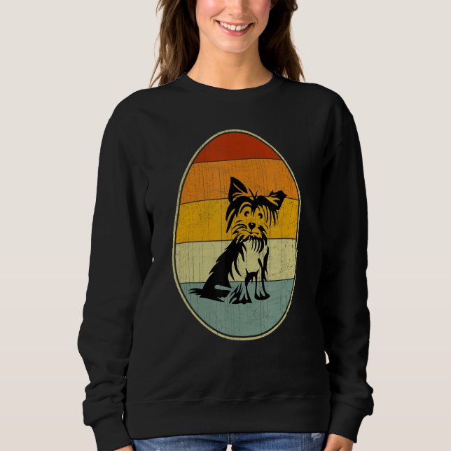 Retro Stil Påskägg Graphic Påsk Day Yorkshir T Shirt (Framsida)