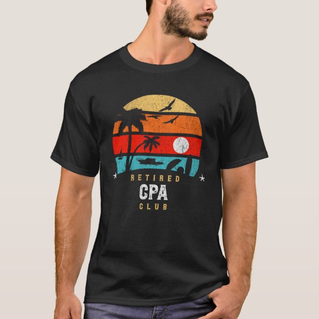 Retro Stil Pension Gag Idea Retrött CPA T Shirt (Framsida)