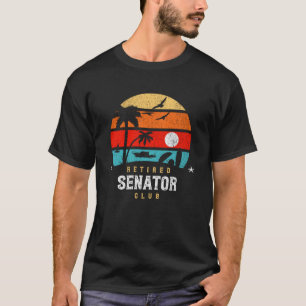 Retro Stil Pension Gag Idea Retrött Senator T Shirt