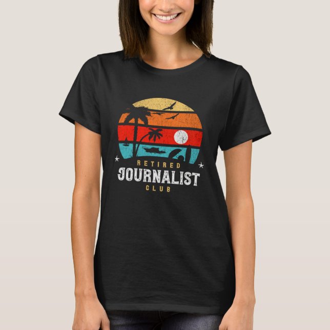 Retro stil Pensionärskojidé   Pensionerad dagbok T Shirt (Framsida)