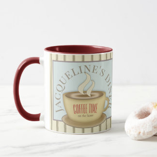 Retro Stil Personlig Cafe Middag Mugg