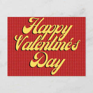 Retro Stil Platonic Valentine Vykort