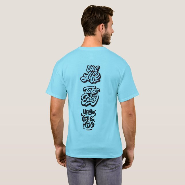 Retro stil retro motiv typografi citat t shirt (Hel baksida)
