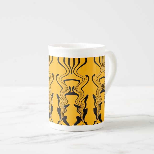 Retro Stil Retro Motivations Typografi Citat Benporslin Mugg (Framsida höger)