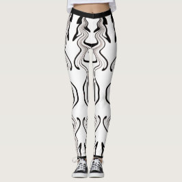 Retro Stil Retro Motivations Typografi Citat Leggings