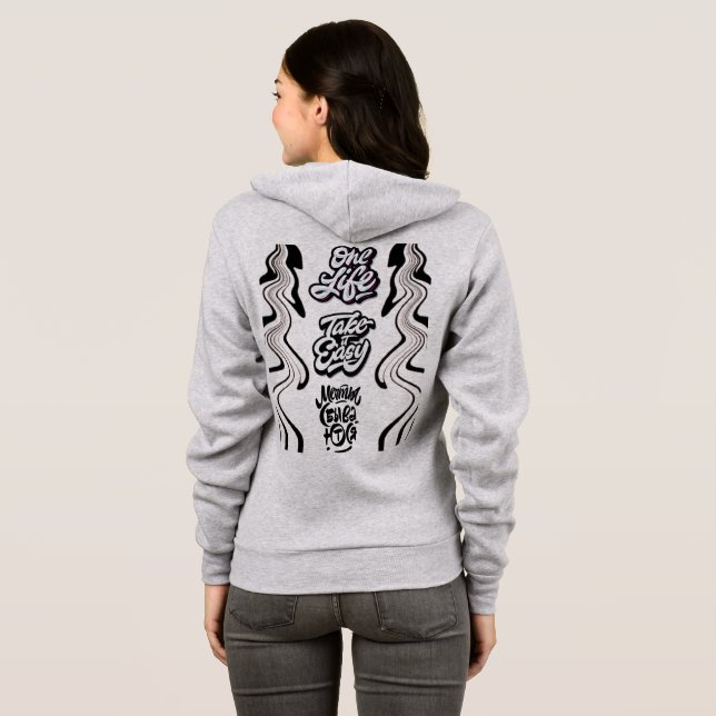 Retro Stil Retro Motivations Typografi Citat T Shirt (Hel baksida)