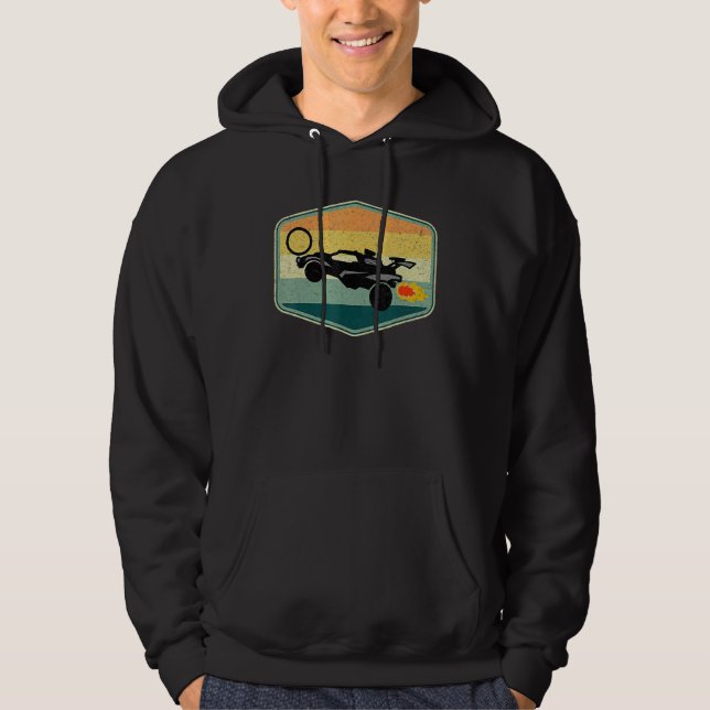 Retro Stil Rocket Rc-fotbollsspelaren 2 Hoodie (Framsida)