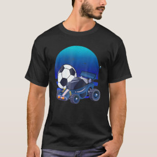 Retro Stil Rocket Rc Soccer Car League Gamer T Shirt