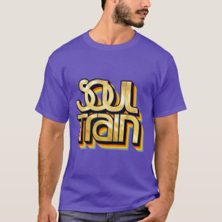 retro stil själ tåg t shirt