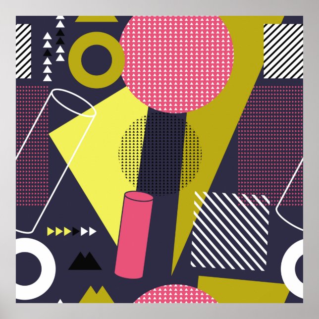Retro stil struktur, mönster design. art,abstrakt. poster (Framsidan)