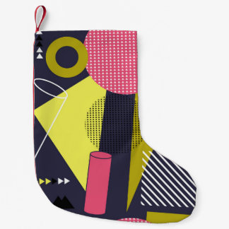 Retro stil struktur, mönster design. konst,abstrak liten julstrumpa