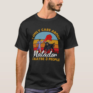 Retro Stil Sunset Matador Bullfigher T Shirt