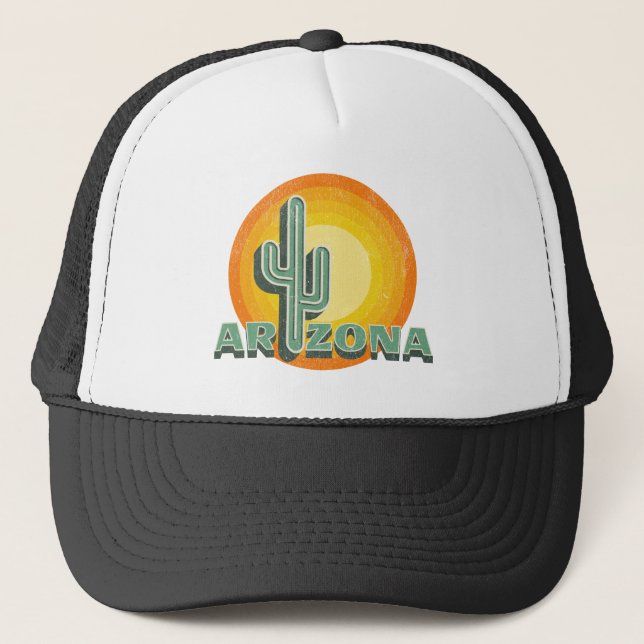 Retro stil sunset with Arizona text design Keps (Framsida)