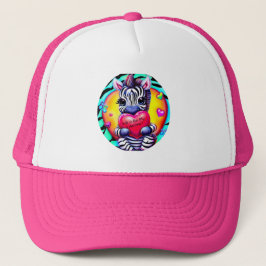 Retro Stil Sweet Zebra Valentine Keps