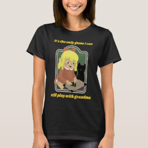 Retro Stil Talking Spirit Board Mörk Humor T Shirt