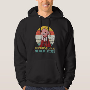 Retro Stil Technoblade Merch Cosplay Technoblade Hoodie