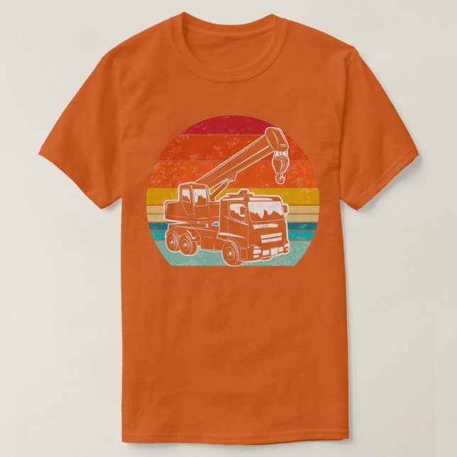 Retro stil Tow Lastbil-drivrutin 1 T Shirt (Design framsida)