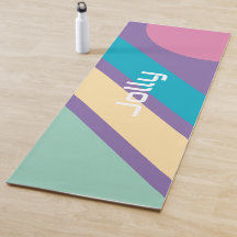 Retro Stil Trendy Designad Yogamatta