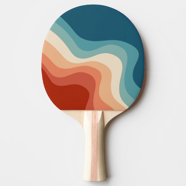 Retro stil vinkarare pingisracket (Framsidan)