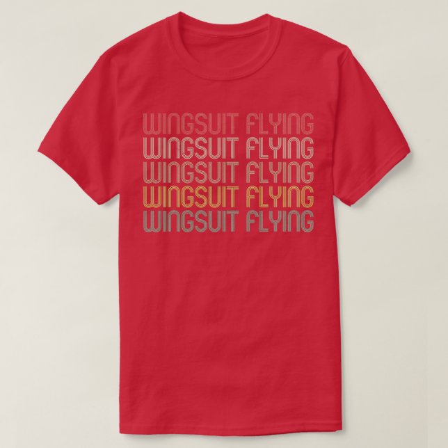 Retro Stil Wingdress-flygdesign T Shirt (Design framsida)